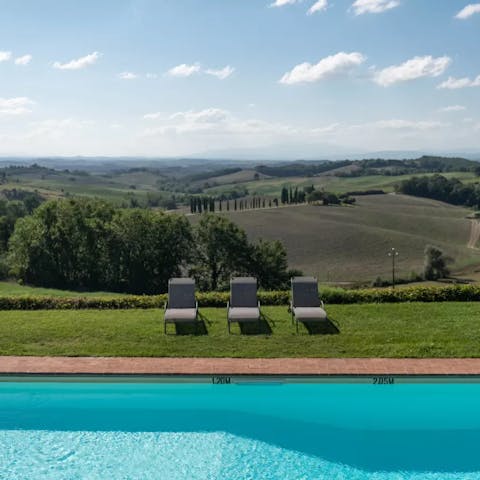 Swim and sunbathe among stunning scenery