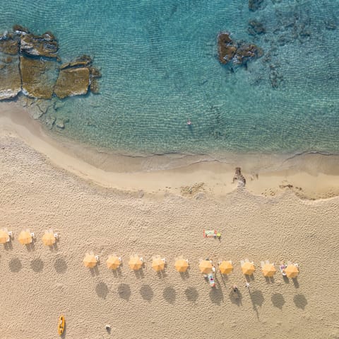Embrace blissful beach days on the northern shores of Crete