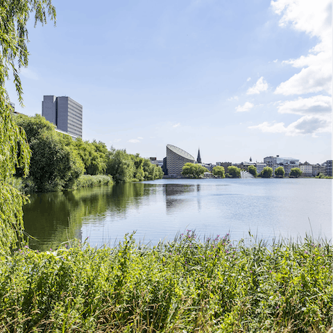 Escape the city noise with a walk in Ørstedsparken