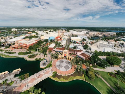 Ride iconic attractions at Universal Orlando Resort, a sixteen-minute drive