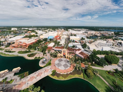 Ride iconic attractions at Universal Orlando Resort, a sixteen-minute drive