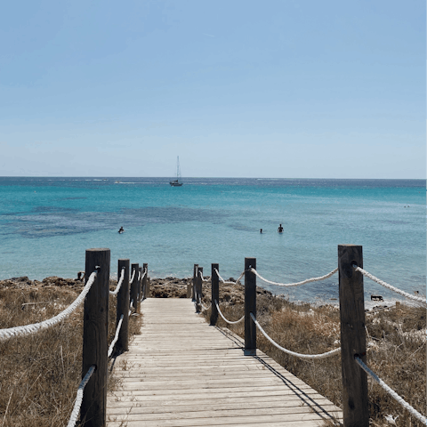 Enjoy being just a short drive from incredible beaches