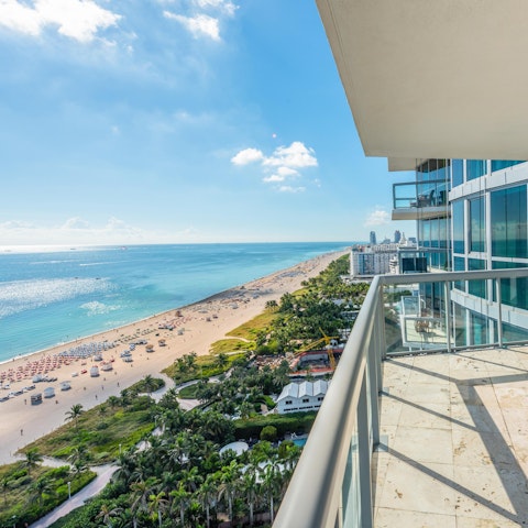 Find the perfect spot for sunset drinks on the balcony