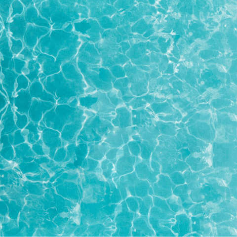 Head to the communal pool for a refreshing dip