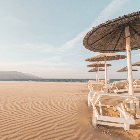 Spend a day at one of Crete's fantastic sandy beaches