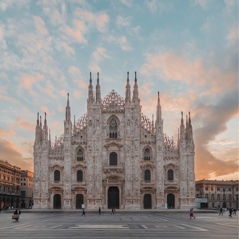 Walk just five minutes to the Duomo