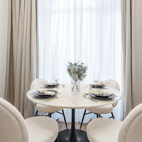 Gather at the table for a delicious home-cooked meal