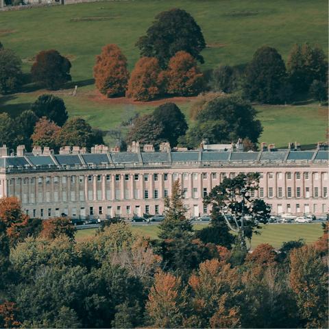 Take a day trip to Bath for Georgian charm, galleries, and spa indulgence