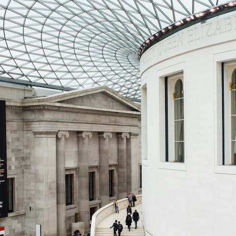 Stay in Fitzrovia, a ten-minute walk from the British Museum