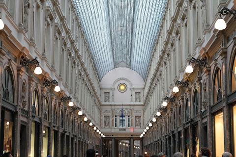 Browse Galeries Royales Saint-Hubert, Europe's oldest and most elegant shopping arcade, a twenty-minute walk