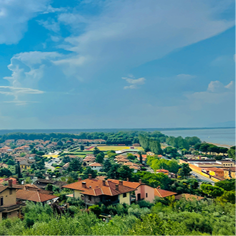 Visit Castiglione del Lago, thirty minutes away