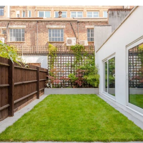 Have a toast out in the garden – perfect for those rare sunny days