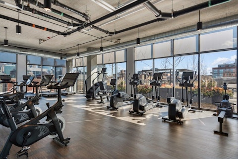 Enjoy the building amenities, including a fitness centre and pool