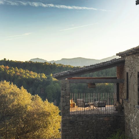 Savour refreshing drinks and incredible views across Montserrat