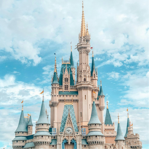 Enjoy easy access to Disney World, just a twenty-minute drive away