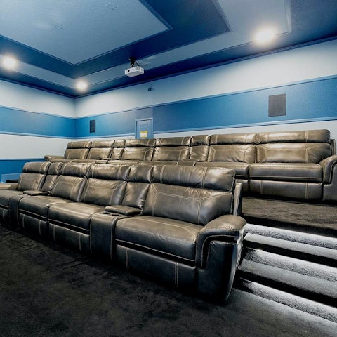 Watch your favourite flick in the full home theatre