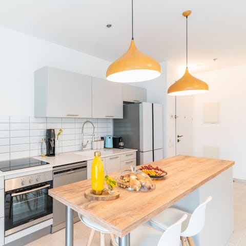 Tuck into a homecooked meal together