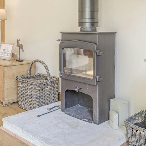Fire up the log burner when the Somerset weather turns cold