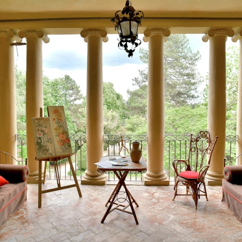 Get out a paintbrush and be inspired by the scenery