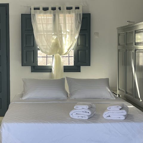 Rest your head in bed after a day exploring the island