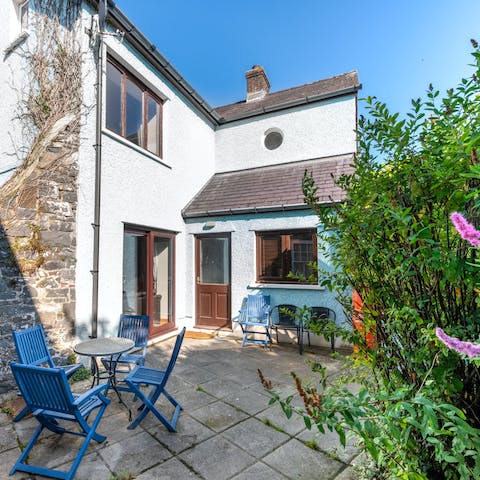 Sip your morning coffee on the terrace and feel the early sun on your face