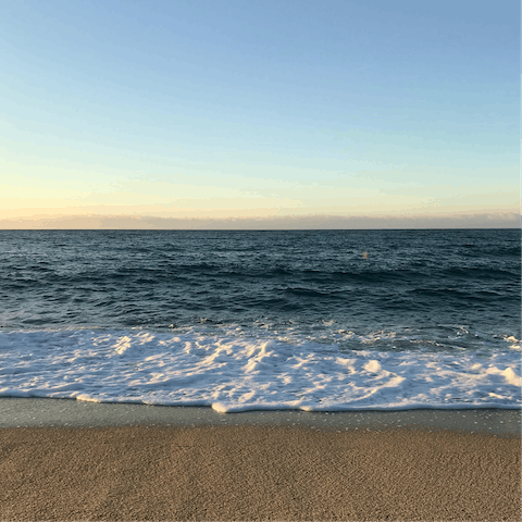 Drive ten minutes and be on West Ibiza's blissful beaches
