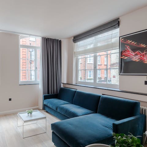 Unwind in style in this bright and welcoming apartment