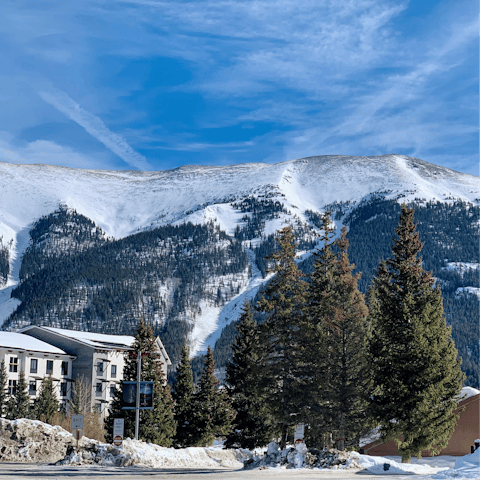 Hit the slopes – Copper Mountain is 12 miles away