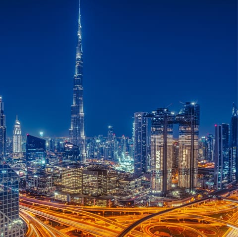Keep the night flowing in the iconic Burj district, just a few minute's drive away
