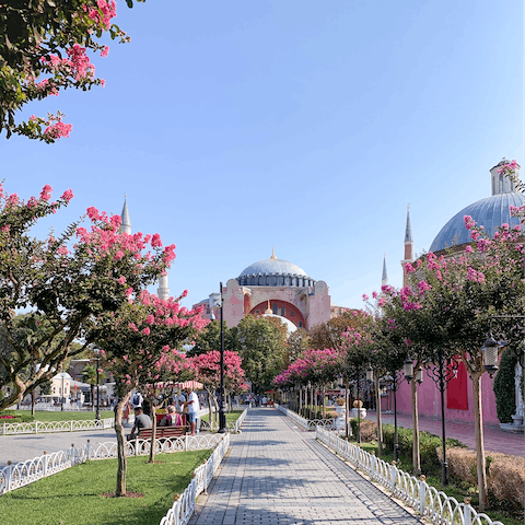 Stroll around the Hagia Sofia and capture your Instagrammable surroundings