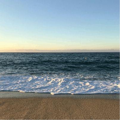Sink your feet into the sand at Pescoluse beach, 2km away