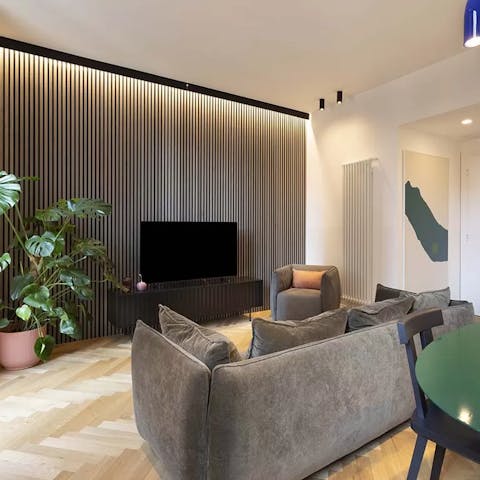 Relax with a movie after a day of exploring