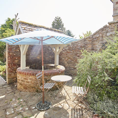 Spend slow, blissful mornings on your patio, sipping coffee, reading your book, and enjoying light conversation