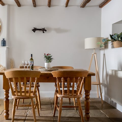 Gather around the dining table for comforting family favourites