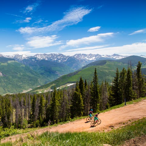 Explore the bike and hiking trails that surround East Vail