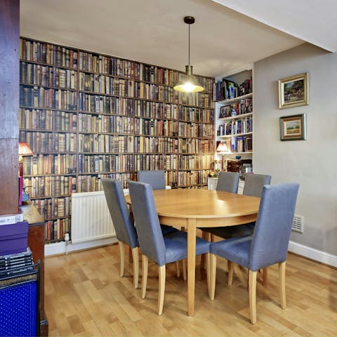 Gather at the table for breakfast as you plan for the day ahead
