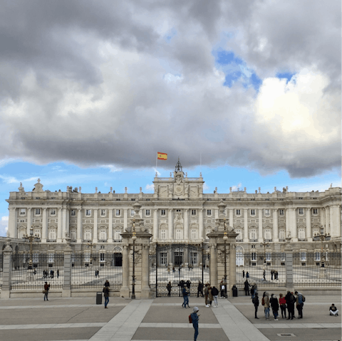 Gaze in awe at the Royal Palace, just a fifteen minute walk away