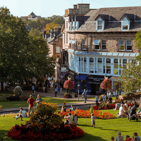 Explore one of Harrogate's many famous gardens