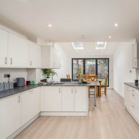 Cook up family feasts in the modern kitchen