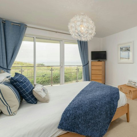 Wake up to sea views