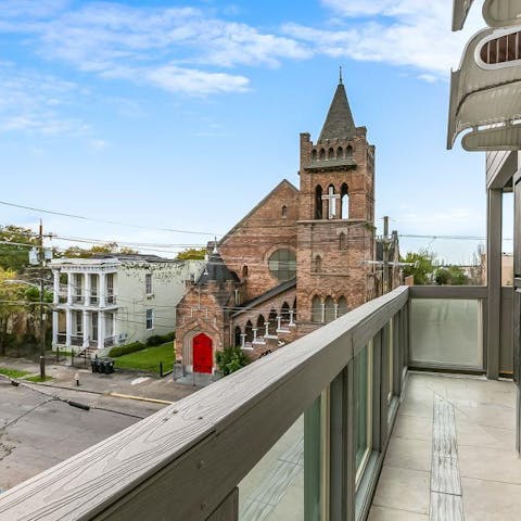 Take a look outside to see the architecture of First Emanuel church