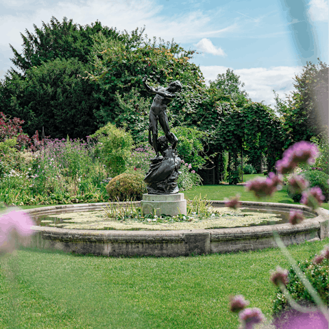 Enjoy an afternoon strolling around Regent's Park, a twenty-minute bus ride away