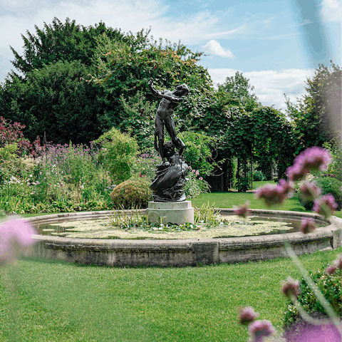 Enjoy an afternoon strolling around Regent's Park, a twenty-minute bus ride away
