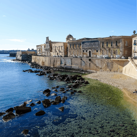 Stay in charming Ortigia with Piazza Archimede on your doorstep
