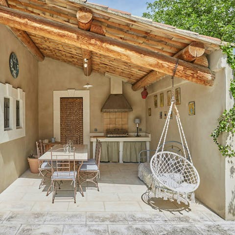 Cook up a feast on the barbecue and enjoy it alfresco-style