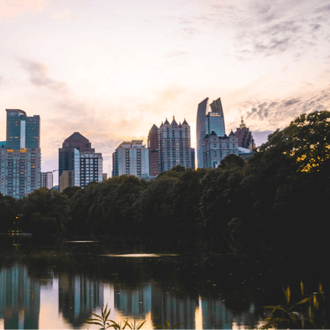 Stay in a beautiful and historic part of Atlanta, just around the corner from Inman Park