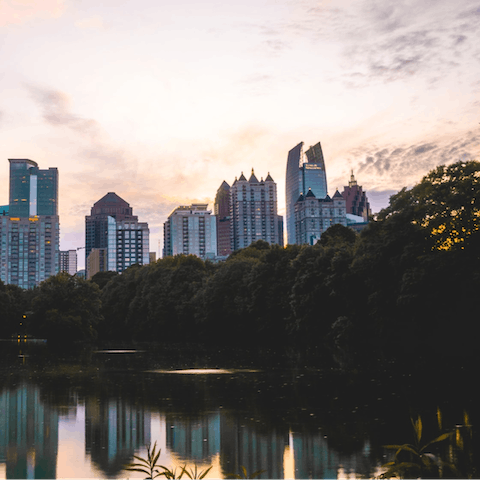 Stay in a beautiful and historic part of Atlanta, just around the corner from Inman Park