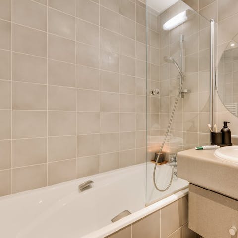 Pour yourself a bubble bath following a fun day of exploration