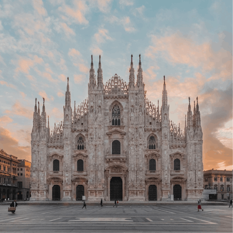 Stay just a short stroll from Milan's Duomo