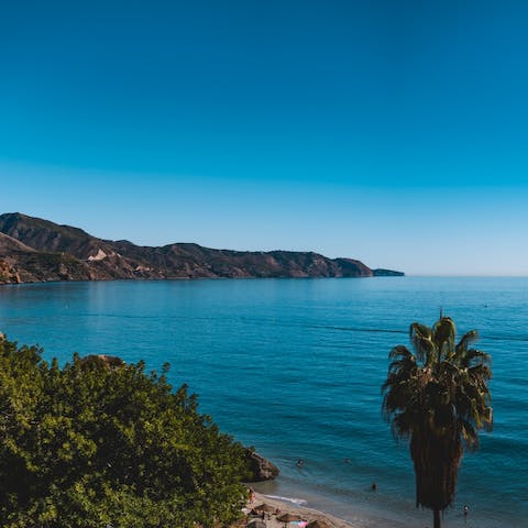 Make the most of your home's magical Mediterranean location, only 50 metres from the nearest sandy beach